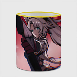 Кружка 3D Honkai Star Rail Feixiao, цвет: 3D-желтый кант — фото 2