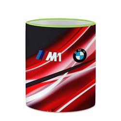Кружка 3D BMW sport line steel, цвет: 3D-светло-зеленый кант — фото 2