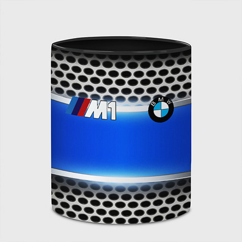 Кружка цветная BMW metal machine / 3D-Белый + черный – фото 2
