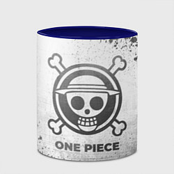 Кружка 3D One Piece - white gradient, цвет: 3D-белый + синий — фото 2