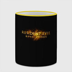 Кружка 3D Resident Evil 7 biohazard, цвет: 3D-желтый кант — фото 2