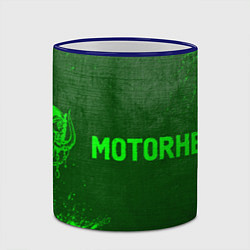 Кружка 3D Motorhead - green gradient по-горизонтали, цвет: 3D-синий кант — фото 2