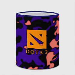 Кружка 3D DOTA 2 камуфляж, цвет: 3D-синий кант — фото 2