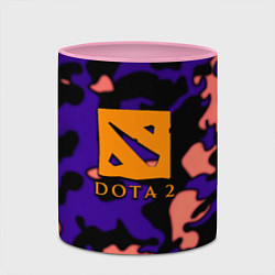 Кружка 3D DOTA 2 камуфляж, цвет: 3D-белый + розовый — фото 2