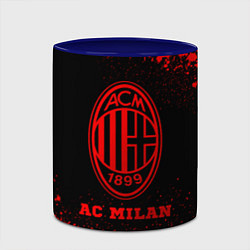 Кружка 3D AC Milan - red gradient, цвет: 3D-белый + синий — фото 2