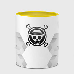 Кружка 3D One Piece white poly, цвет: 3D-белый + желтый — фото 2