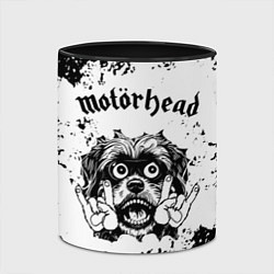 Кружка 3D Motorhead - рок пес, цвет: 3D-белый + черный — фото 2