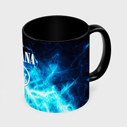 Кружка 3D Nirvana electro, цвет: 3D-белый + черный