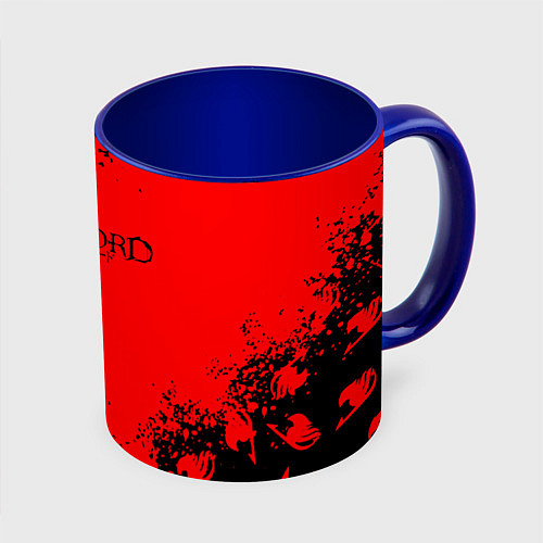 Кружка цветная Overlord anime / 3D-Белый + синий – фото 1
