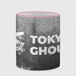 Кружка 3D Tokyo Ghoul - grey gradient по-горизонтали, цвет: 3D-розовый кант — фото 2