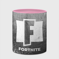Кружка 3D Fortnite - grey gradient, цвет: 3D-белый + розовый — фото 2