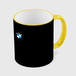 Кружка 3D BMW auto logo, цвет: 3D-желтый кант