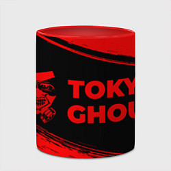 Кружка 3D Tokyo Ghoul - red gradient по-горизонтали, цвет: 3D-белый + красный — фото 2