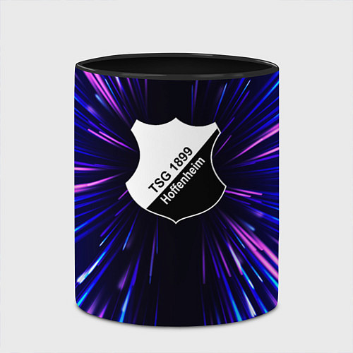 Кружка цветная Hoffenheim neon energy / 3D-Белый + черный – фото 2