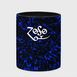 Кружка 3D Led Zeppelin blue energy, цвет: 3D-белый + черный — фото 2