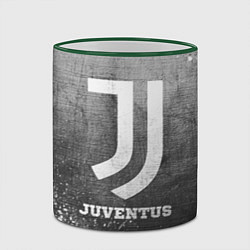 Кружка 3D Juventus - grey gradient, цвет: 3D-зеленый кант — фото 2