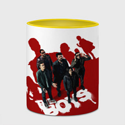 Кружка 3D Пацаны в тени семерки The boys, цвет: 3D-белый + желтый — фото 2