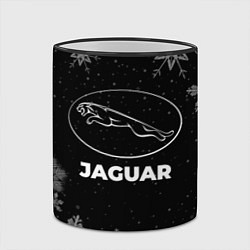 Кружка 3D Снежный Jaguar, цвет: 3D-черный кант — фото 2