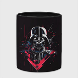 Кружка 3D Darth Vader on black, цвет: 3D-белый + черный — фото 2