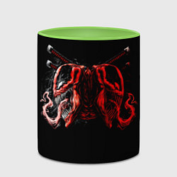 Кружка 3D Double Deadpool, цвет: 3D-белый + светло-зеленый — фото 2