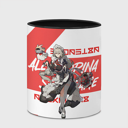 Кружка цветная Александрина Себастиан - ZZZ / 3D-Белый + черный – фото 2