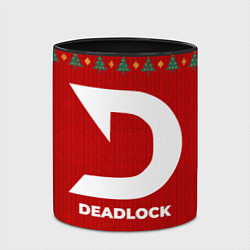 Кружка 3D Deadlock new year, цвет: 3D-белый + черный — фото 2