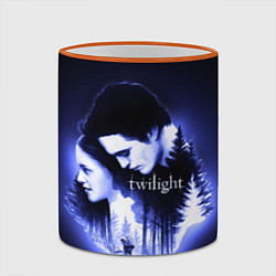 Кружка 3D Twilight Bella and Edward, цвет: 3D-оранжевый кант — фото 2