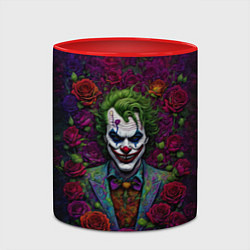 Кружка 3D Joker - roses, цвет: 3D-белый + красный — фото 2