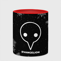 Кружка 3D Снежный Evangelion, цвет: 3D-белый + красный — фото 2