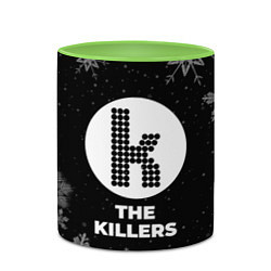 Кружка 3D Снежный The Killers, цвет: 3D-белый + светло-зеленый — фото 2