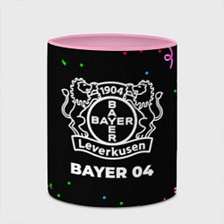 Кружка 3D Bayer 04 конфети, цвет: 3D-белый + розовый — фото 2