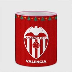 Кружка 3D Valencia new year, цвет: 3D-розовый кант — фото 2