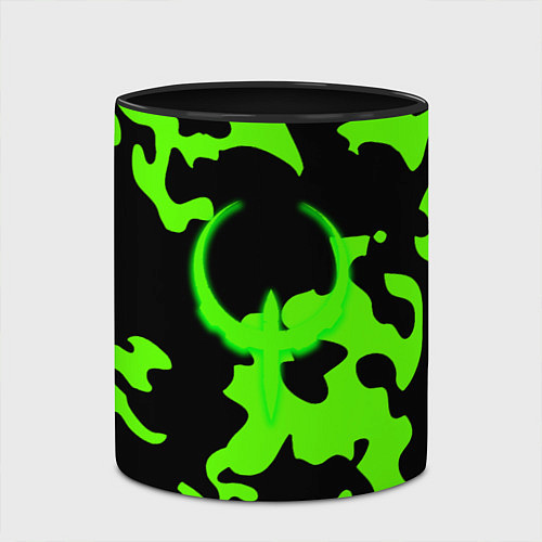 Кружка цветная Quake camo / 3D-Белый + черный – фото 2