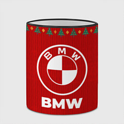 Кружка 3D BMW new year, цвет: 3D-черный кант — фото 2