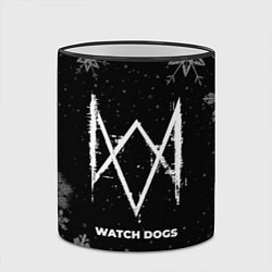 Кружка 3D Снежный Watch Dogs, цвет: 3D-черный кант — фото 2