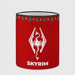 Кружка 3D Skyrim new year, цвет: 3D-черный кант — фото 2