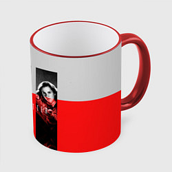 Кружка 3D Гарри Поттер и его друзья, цвет: 3D-красный кант