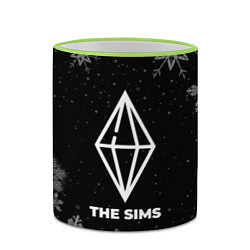 Кружка 3D Снежный The Sims, цвет: 3D-светло-зеленый кант — фото 2