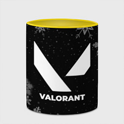 Кружка 3D Снежный Valorant, цвет: 3D-белый + желтый — фото 2