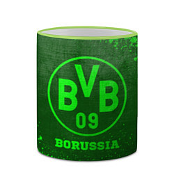 Кружка 3D Borussia - green gradient, цвет: 3D-светло-зеленый кант — фото 2