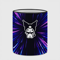 Кружка 3D Kuromi neon energy, цвет: 3D-черный кант — фото 2