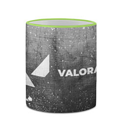 Кружка 3D Valorant - grey gradient по-горизонтали, цвет: 3D-светло-зеленый кант — фото 2