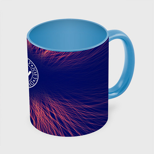 Кружка цветная Ramones red energy / 3D-Белый + небесно-голубой – фото 1