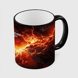 Кружка 3D Kingdom Come Deliverance 2 logo, цвет: 3D-черный кант