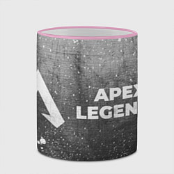 Кружка 3D Apex Legends - grey gradient по-горизонтали, цвет: 3D-розовый кант — фото 2