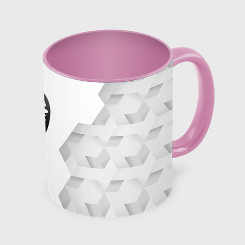 Кружка цветная Spirited Away white poly / 3D-Белый + розовый – фото 1