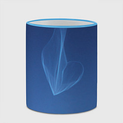 Кружка 3D Холодное сердце, цвет: 3D-небесно-голубой кант — фото 2