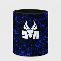 Кружка 3D Die Antwoord blue energy, цвет: 3D-белый + черный — фото 2