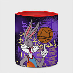 Кружка 3D Багз Банни - Looney Tunes, цвет: 3D-белый + красный — фото 2