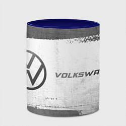 Кружка 3D Volkswagen - white gradient по-горизонтали, цвет: 3D-белый + синий — фото 2